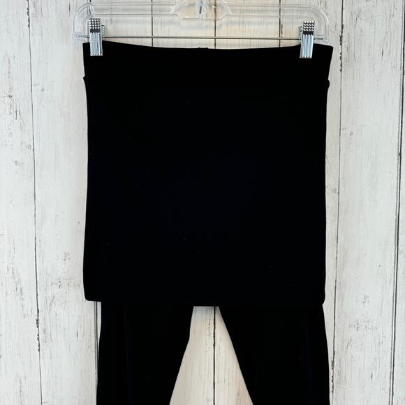 Lululemon Black Wunder Under Pant Roll Down Dance Cropped Leggings Size 6 - Picture 9 of 16